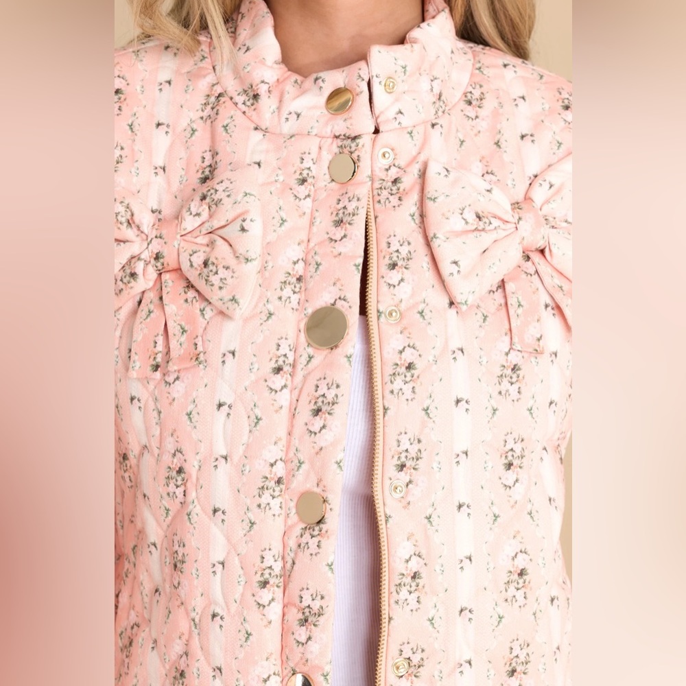 New Loveshackfancy Gianna Bow Jacket - image 4